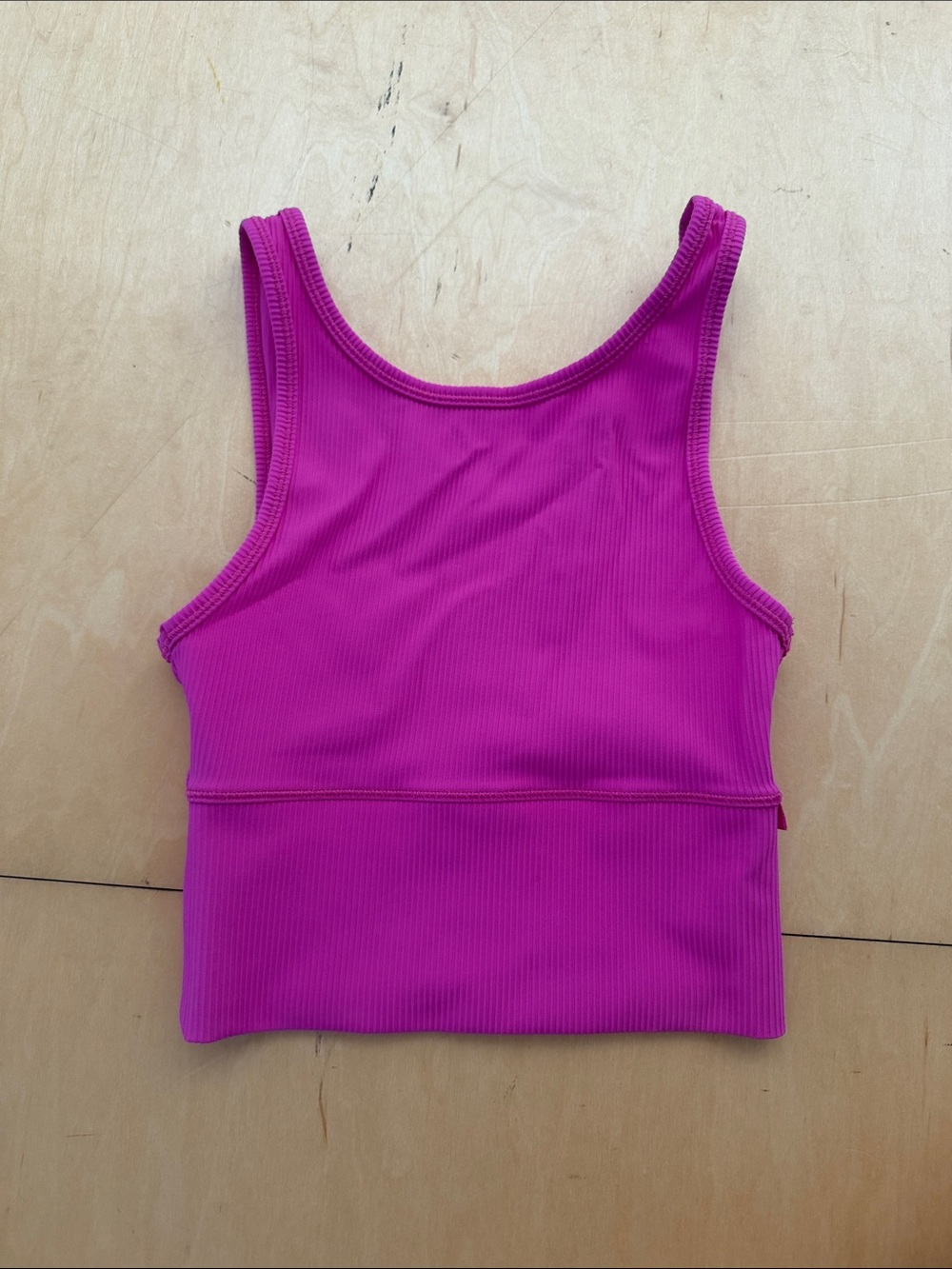 lululemon women’s ribbed pink tank top
